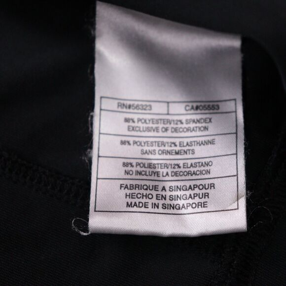 Vintage Nike Jacket Mens XL Black 90s Zip Up Windbreaker Track Sports Stretch - Picture 6 of 9